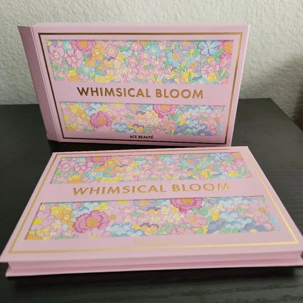Ace Beaute Whimsical Bloom Eyeshadow Palette Vibrant Colors 15 Shades